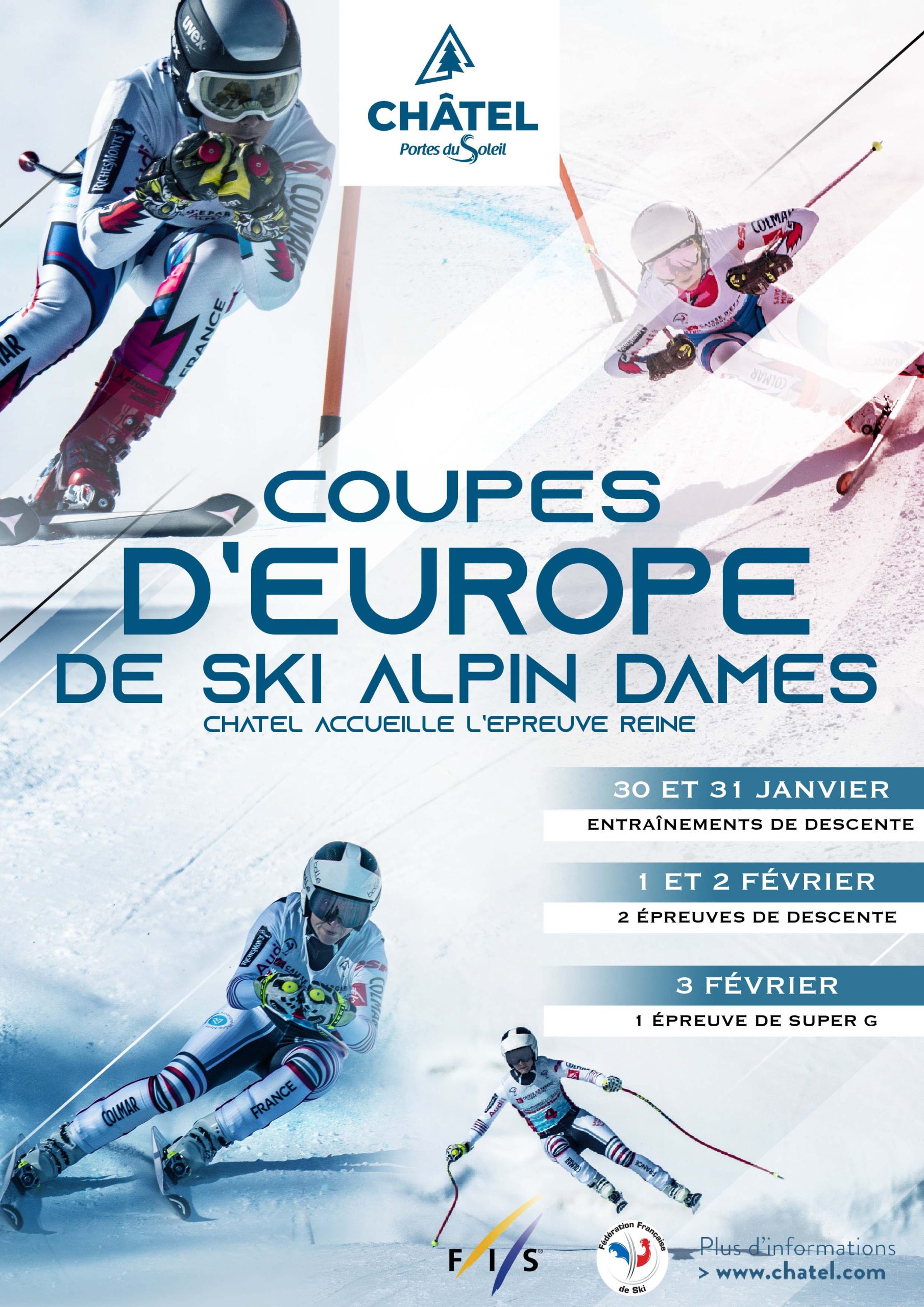 Photo - 30/01/23 - 03/02/23 | European Cup Alpine Skiing - Ladies 224041 poster european cup v2 scaled